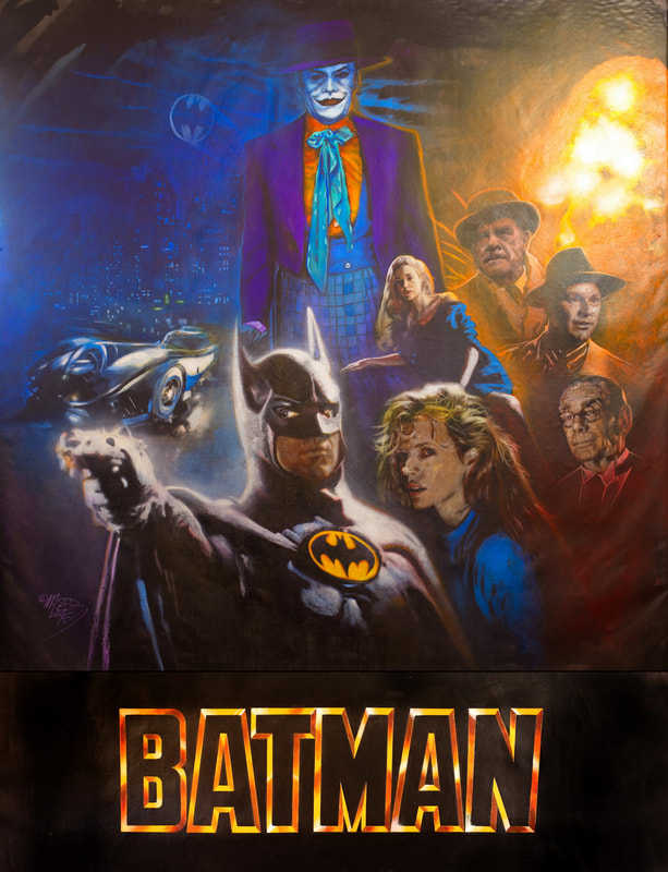 Untitled ( Batman, Joker and Gotham City 1989 )